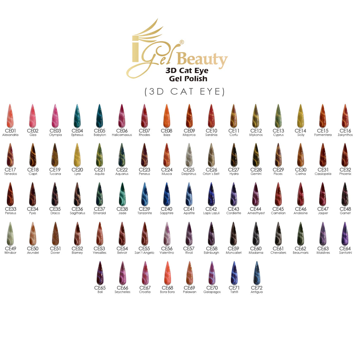 iGel 3D Cat Eye Gel Polish 0.5 oz