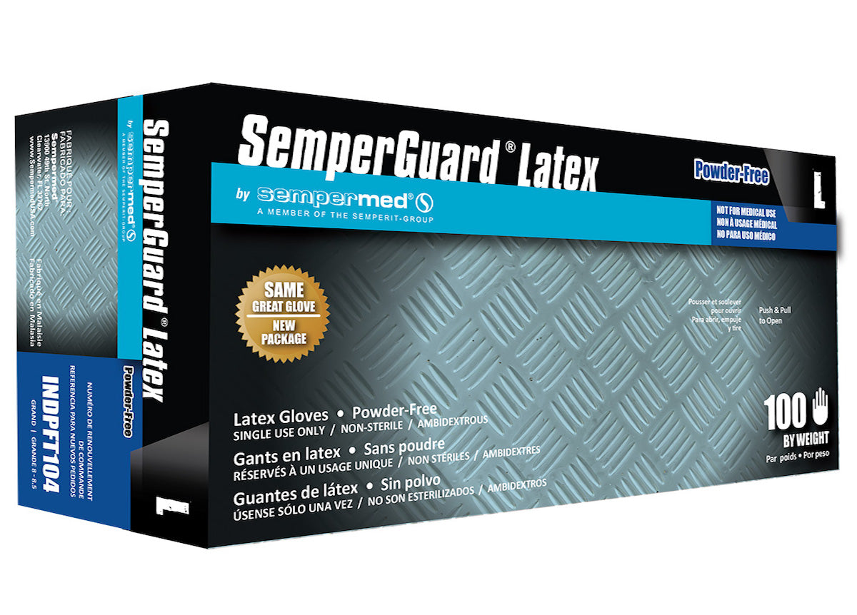 SemperGuard Latex Gloves 10 boxes